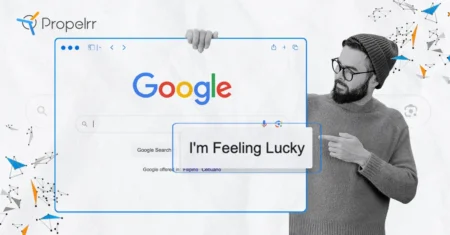 Google+ – Google’s “I’m Feeling Lucky” button