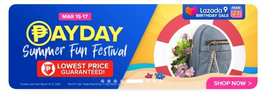 Lazada Payday Summer Festival Ad