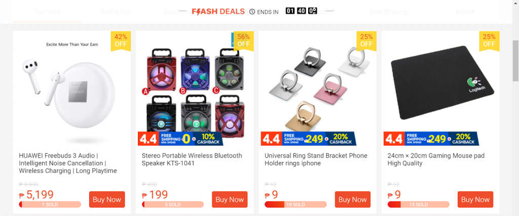 Lazada Flash Deals on gadget accessories