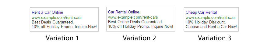 google ppc ads example