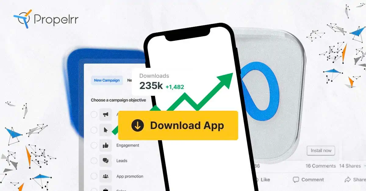 Meta app increase in downloads