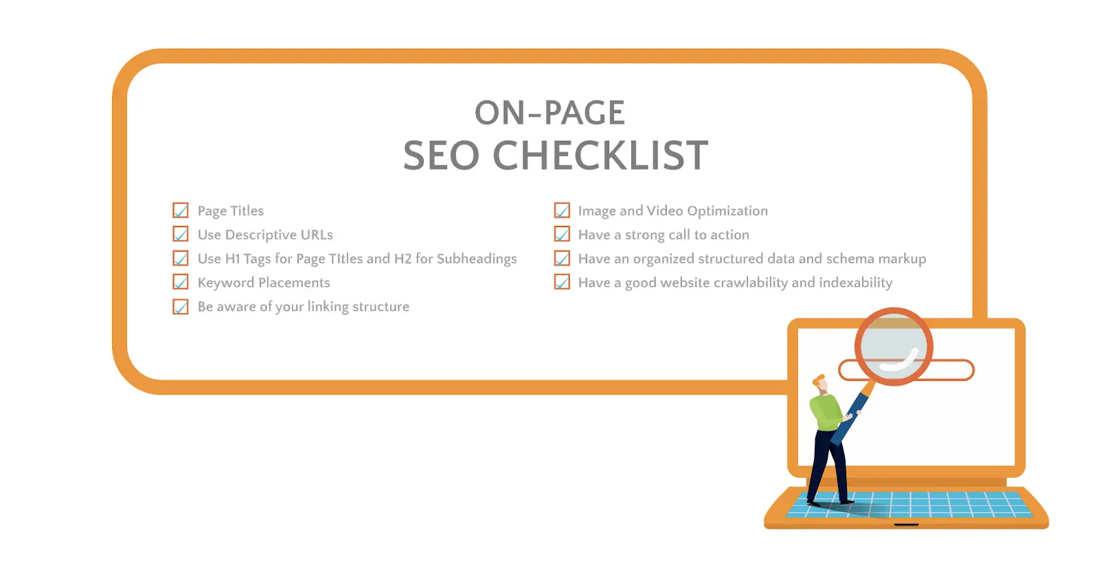 Complete on-page SEO checklist.