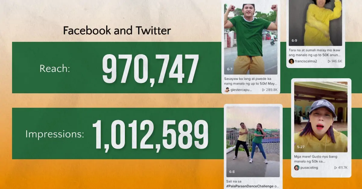 pala-paraan campaign facebook and twitter performance