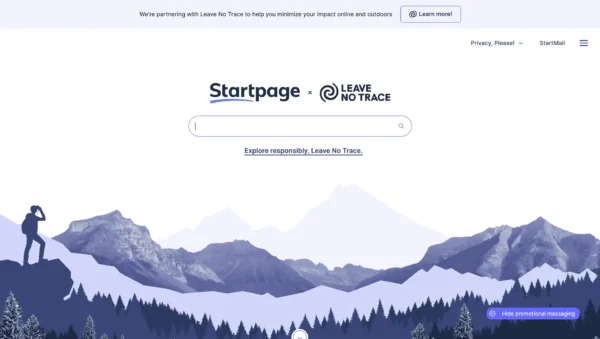 startpage home page