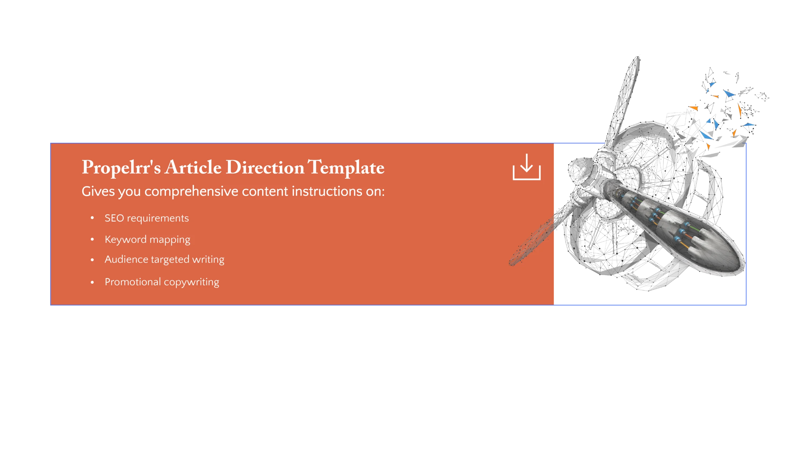 Propelrr's Article Direction Template