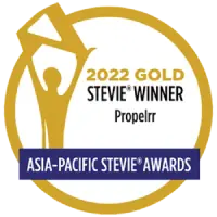 Propelrr won the Asia Pacific Stevie Award for Innovation In Business Information with PrimaryHomes, Inc,